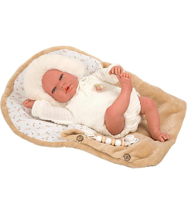Bebé Real 40cm Arias Reborn Alejandra con Manta 6a+