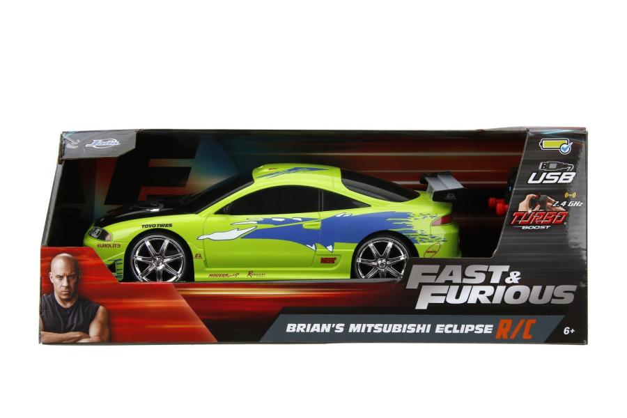 Carro RC 1:16 1995 Brian's Mitsubishi Eclipse 6a+