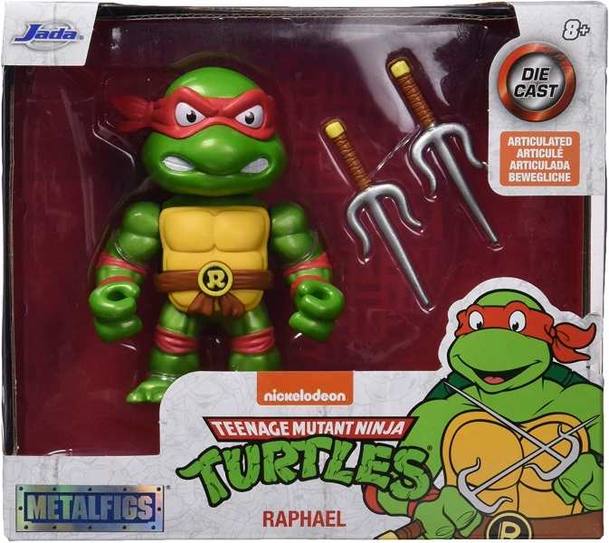 Figura Metálica de las Tortugas Ninja Raphael 8a+