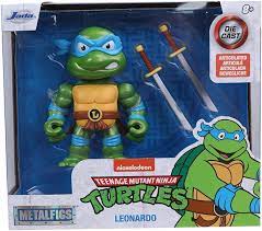 Figura Metálica de las Tortugas Ninja Leonardo 8a+