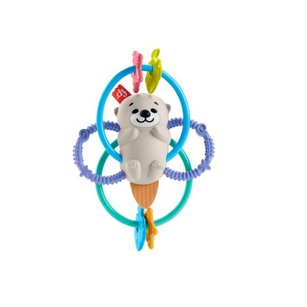 Fisher-Price Sonajero de Nutria Gira y Muerde 3m+