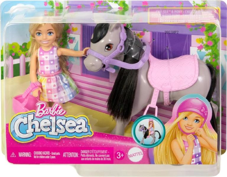 Muñeca Barbie Chelsea Paseo en Pony 3a+