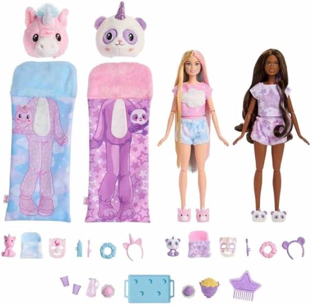 Muñeca Barbie Cutie Reveal Set de 2 Pijamada 3a+ ( Se Venden por separado )