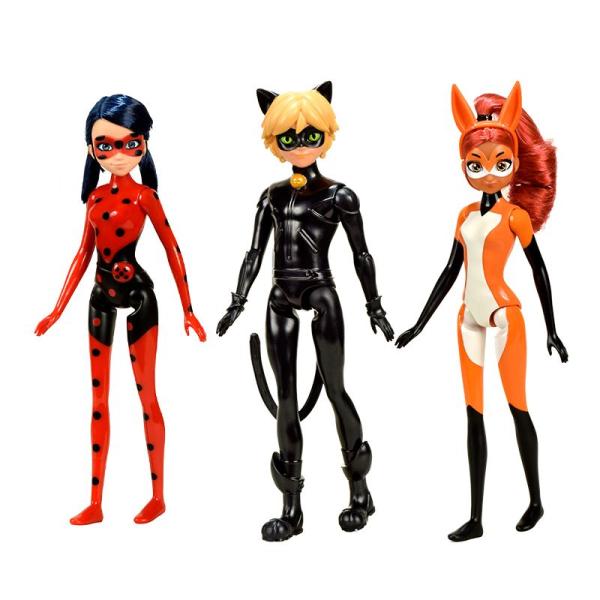 Muñeca Miraculous 4a+ ( Surtido de 2 - Se venden por separado - Ladybug - Cat Noir )