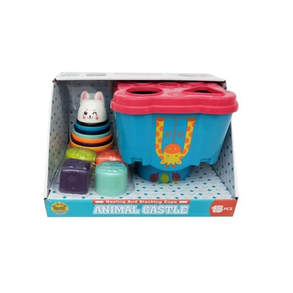 Juguete para Encajar de Animales 15Pzs 12m+ (456333)