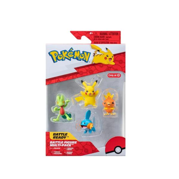 Figuras de Pokémon Set de 4 / 4a+