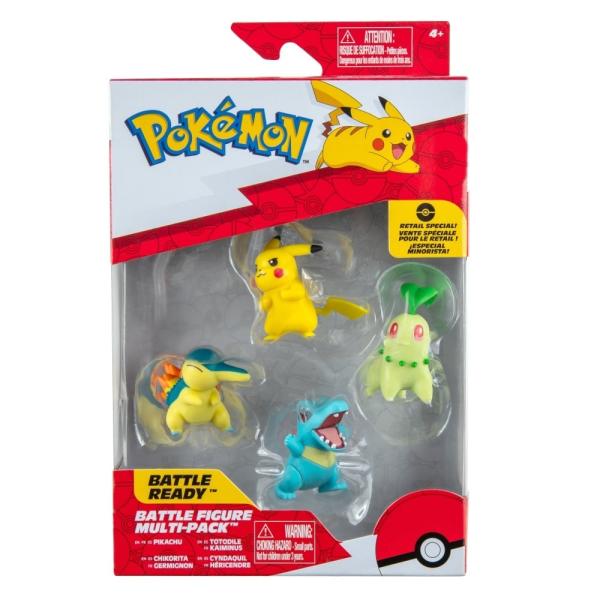 Figuras de Pokémon Set de 4 / 4a+