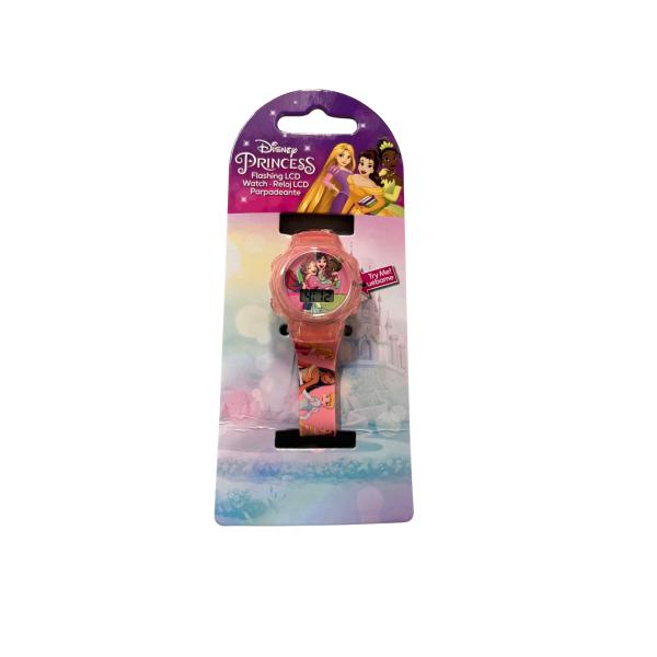 Reloj LCD Disney Princesas C/luz Parpadeante