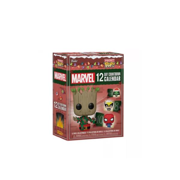 Calendario Cuenta Regresiva de 12 Figuras Por Descubrir de Marvel 6a+