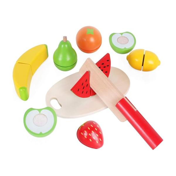 Juego de Frutas de Madera 7Pzs 2-10 Años
