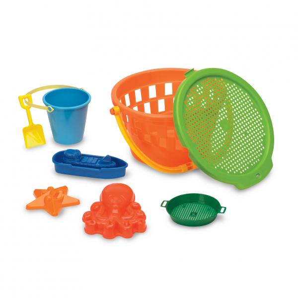 Balde con Juguetes de Playa 8pzs  1½a+ Surtido 2 -  Se venden por separado