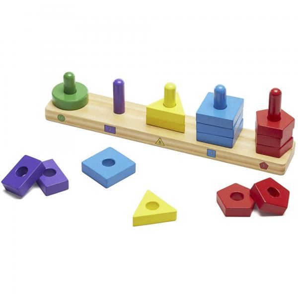 Set de Bloques de Apilar 15pzs 2a+