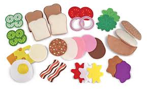 Set de Juego Sandwiches de Fieltro 33pzs 3a+ (3954)