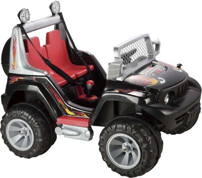 Jeep de Montar Eléctrico P/2 Niños(Amarillo)38A 50kg