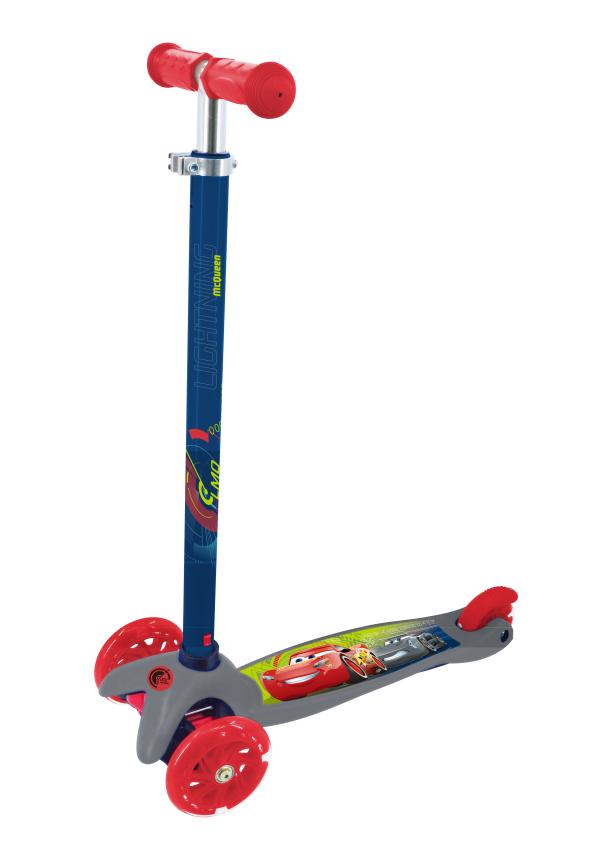Scooter 3 Ruedas C/Luz de Disney Pixar Cars 3a+