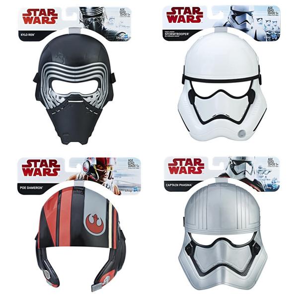 Mascaras Star Wars E8 / 5a+ / Surtido de 4 Se venden por Separado