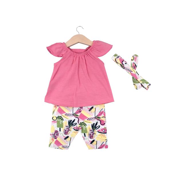 Conjunto de 2 Piezas + Cintas Rosado 12m (634787)