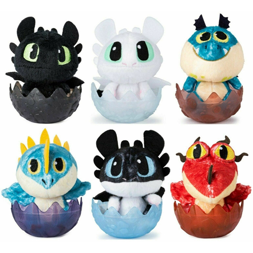 Peluches en Huevos de Entrenando a tu Dragon 3a+ / Surtido de 8 / Se venden por Separado
