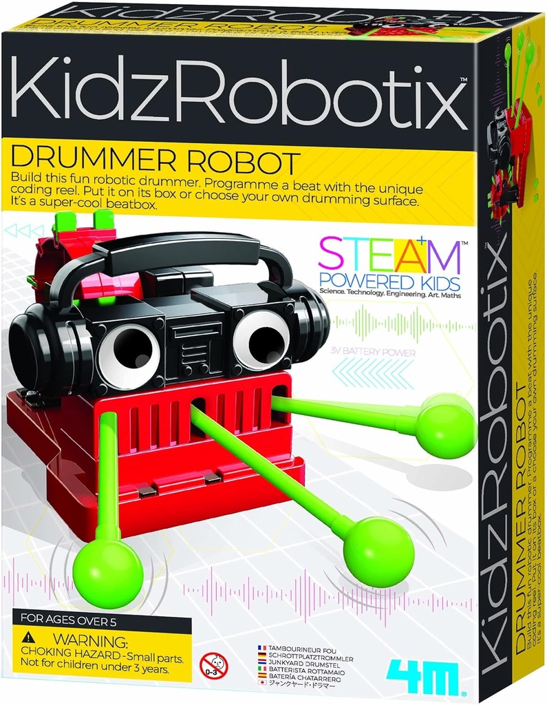 Robot Bateria Chatarrero Armable Kidzroboix 5a+