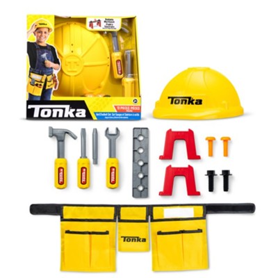 Casco y Cinturon de Herramientas Tonka 13Pzs 3a+