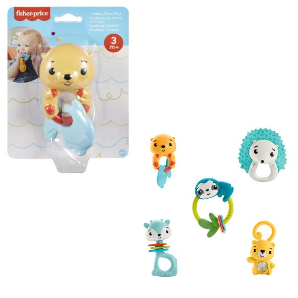 Fisher Price /  Sonajeros Animales Divertidos 3m+ ( Surtido de 5 Se venden por Separado )