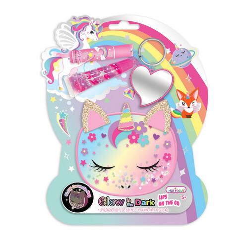 Estuche con Cosméticos de Unicornio 5a+