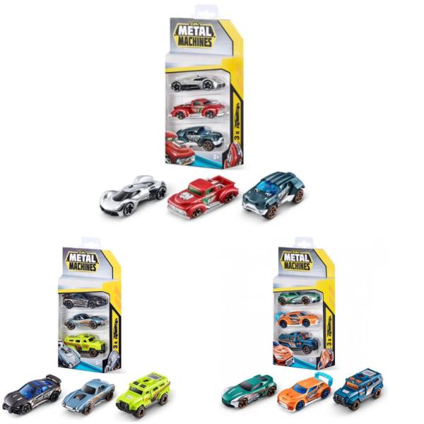 Carritos de Metal  Machines en Set de 3 Surt/8  3a+