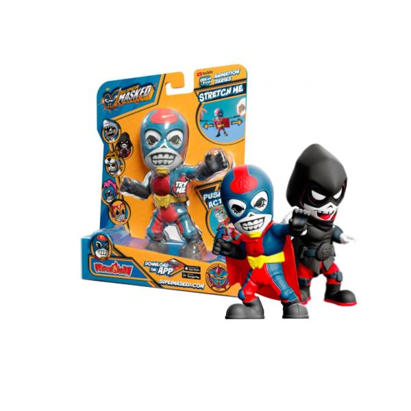 Muñeco Super Enmascarado Pepper Man Tecnología Elástica 4a+