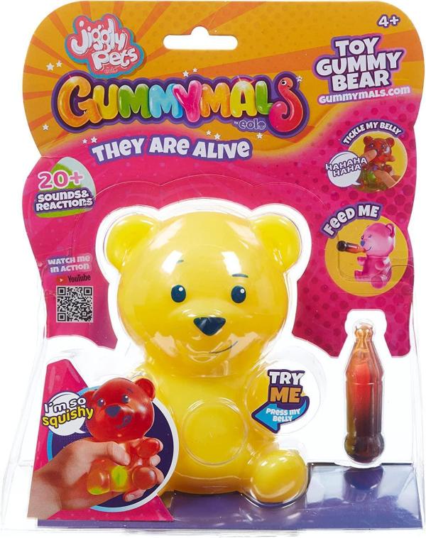 Muñecos de Goma con Sonidos y Reacciones 4a+ (Amarillo)