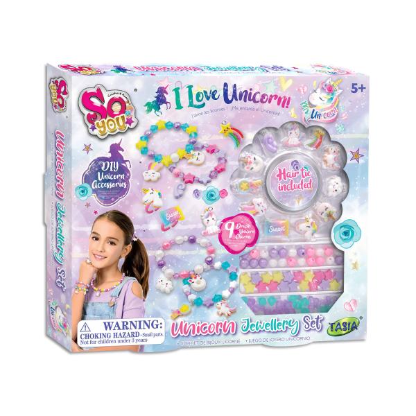 Set de Juego de Joyero de Unicornio 5a+