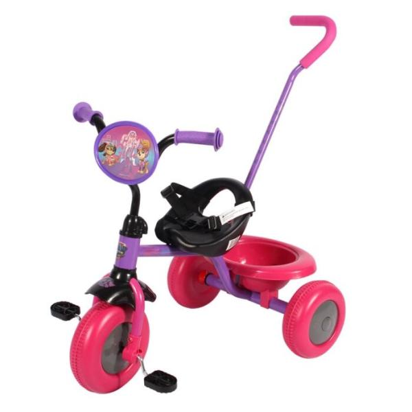 Triciclo Con Canasto & Cinturon & Guia Paw Patrol Girl