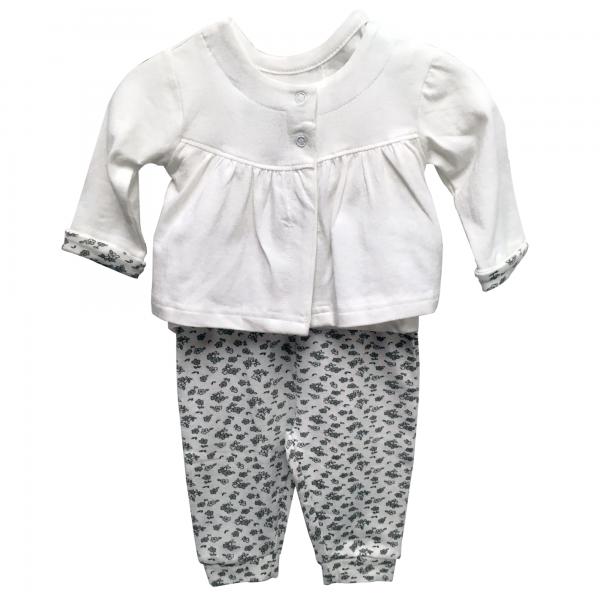 Ropa P/Niña Flores Niña C/Caja Set de 3pzs 0m