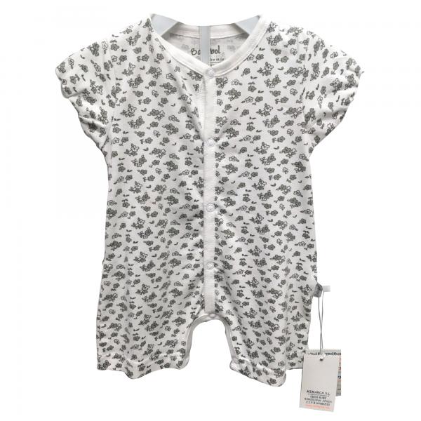 Mameluco Flores Niña C/Caja 12m