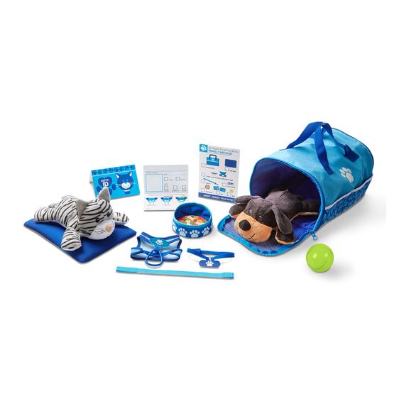 Bolso de Viaje con Mascotas y Accesorios 15pzs 3a+ (18541)