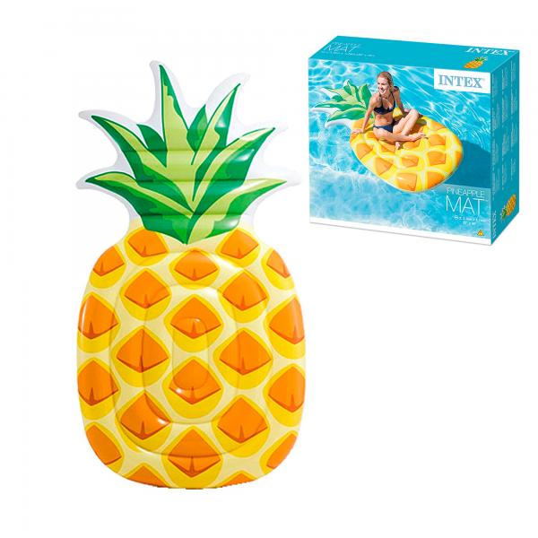 Colchón Inflable para Piscina en Forma de Piña 2.16x1.24cm