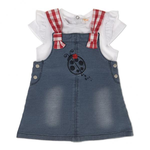 Conjunto Vestido y Blusa Mariquita 6m
