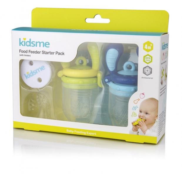 Baby Basics Kit de Inicio Dispensador de Alimentos VerdeAzul 4m+