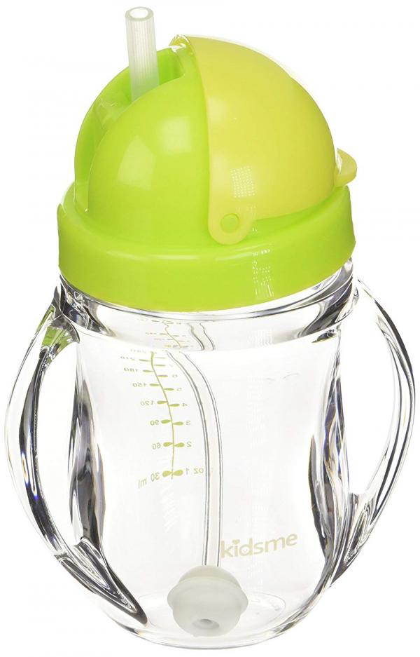 Baby Basics Biberón de Entrenamiento con Pajilla 8oz Verde 9m+