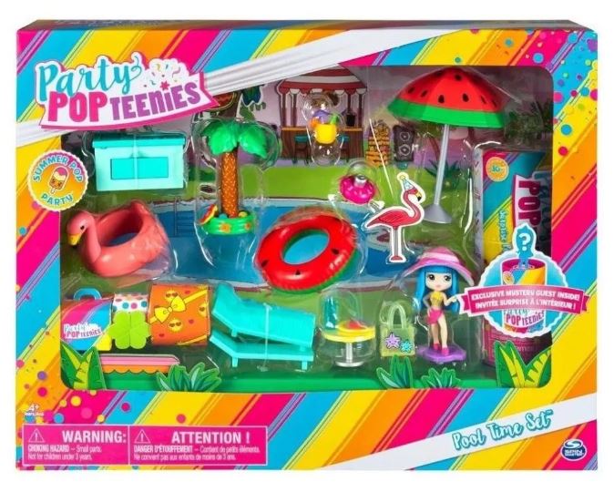 Party  Pop Teenies Set Tiempo en la Piscina 4a+