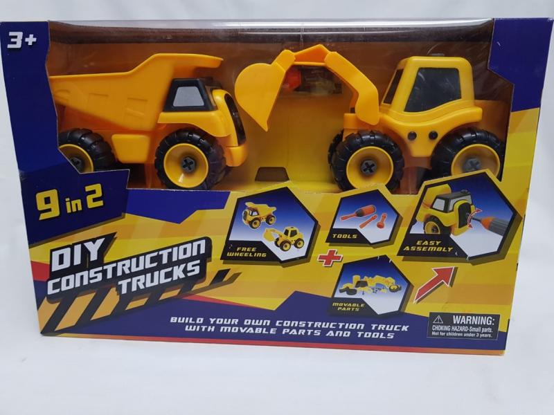 Vehículos de Construcción Armables Set/2 3a+