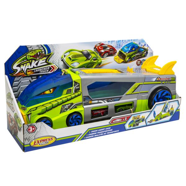 Camión Lanzador con Carritos 3pzs 3a+