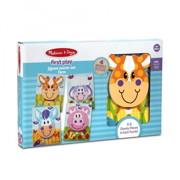 Mi Primer Rompecabezas de Granja Set de 4 24m+