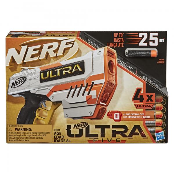 Lanzador Nerf Ultra Five 8a+