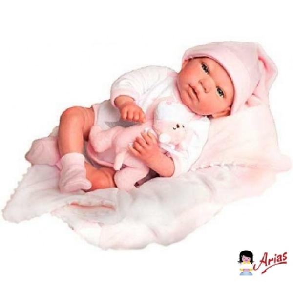Bebé Real Arias Reborn Gala con Peluche 6a+