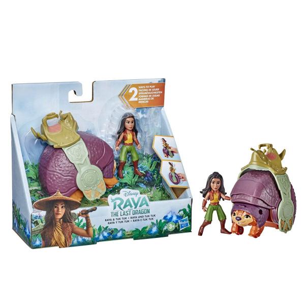 Figura Disney Raya y Tuk Tuk Set de 2 el Ultimo Dragón 3a+