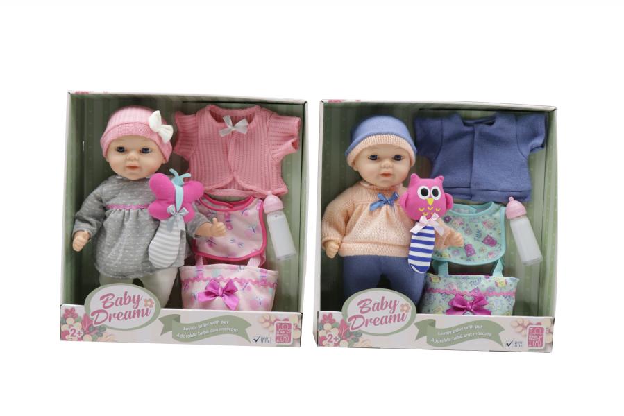Bebé en Set de Diversión con Sonido 30cm Dream Baby 2a+