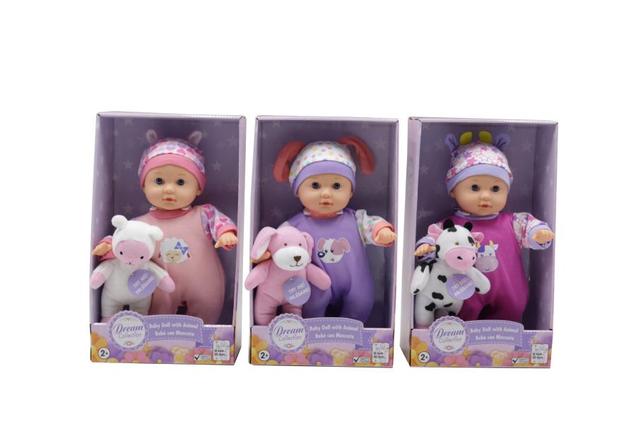 Bebé con Mascota 30.5cm Dream Collection 2a+