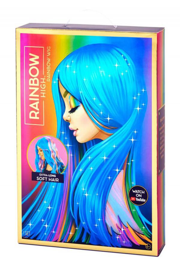 Peluca Rainbow High Extra Largo 45cm 6a+