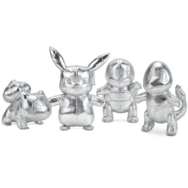 Peluche Pokémon Metalizado 25 aniversario Surtido de 4 (Se venden por separado) 2a+