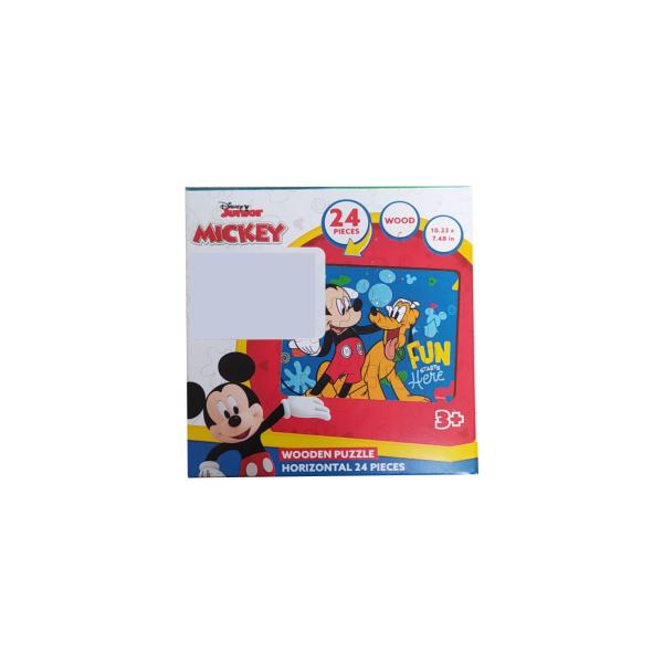 Rompecabezas de Madera Horizontal Mickey Disney Junior 24pzs en Caja 3a+ (COD000888)